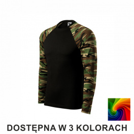 Koszulka CAMOUFLAGE LS 166 Unisex 160g