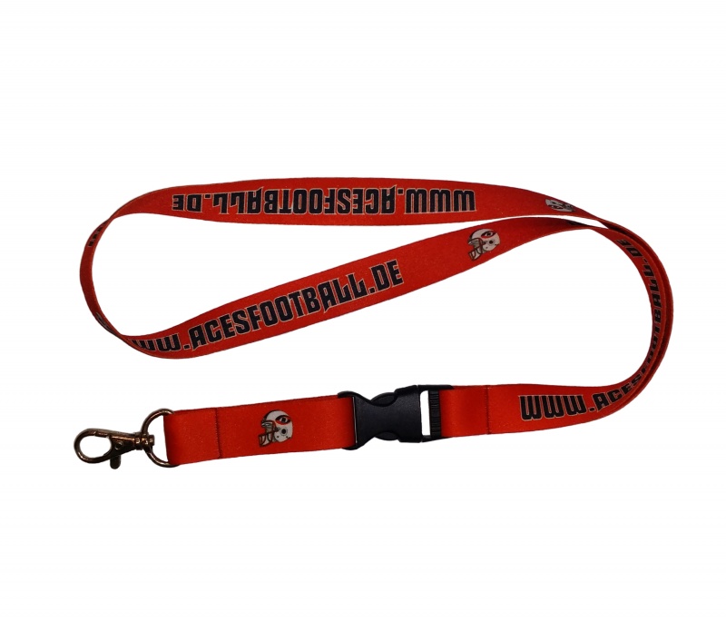 Smycz reklamowa sublimacyjna 20 mm z łącznikiem