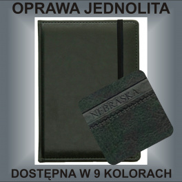 NOTES A5 W KROPKI 144 STR. OPRAWA NEBRASKA Z GUMKĄ