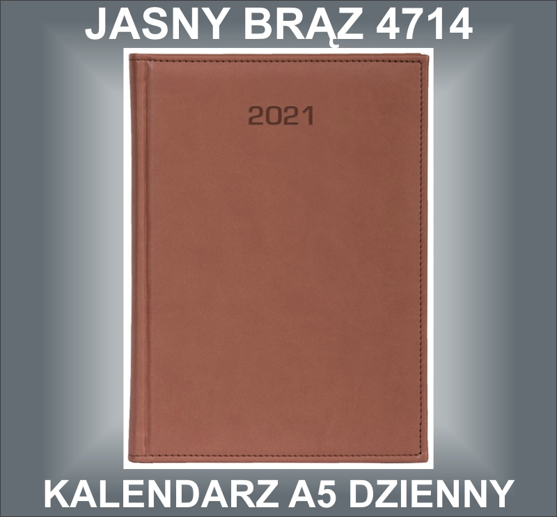 Kalendarz A5 Tygodniowy 128 str oprawa vivella