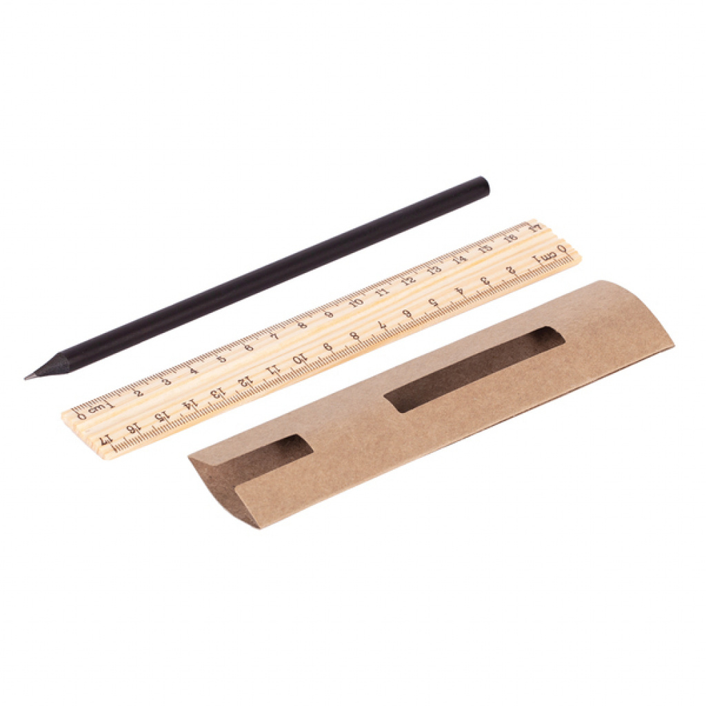 Ołówek z linijką - zestaw Simple A73761