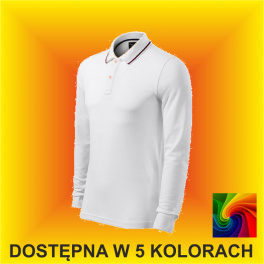 Koszulka CONTRAST STRIPE LS 258 Męska 200G