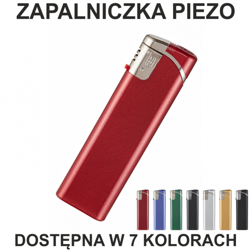 Zapalniczka piezo Slim Metaliczna SM-3MT