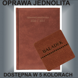 KALENDARZ A5 NAUCZYCIELSKI 352 STR. OPRAWA BALADEK