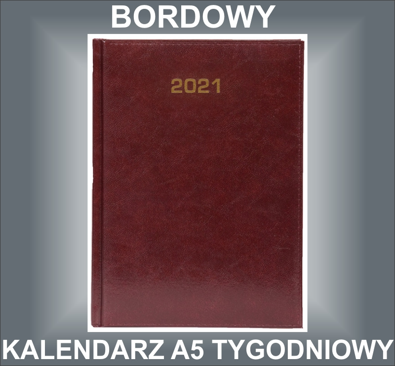 Kalendarz A5 Tygodniowy 128 str oprawa Baladek